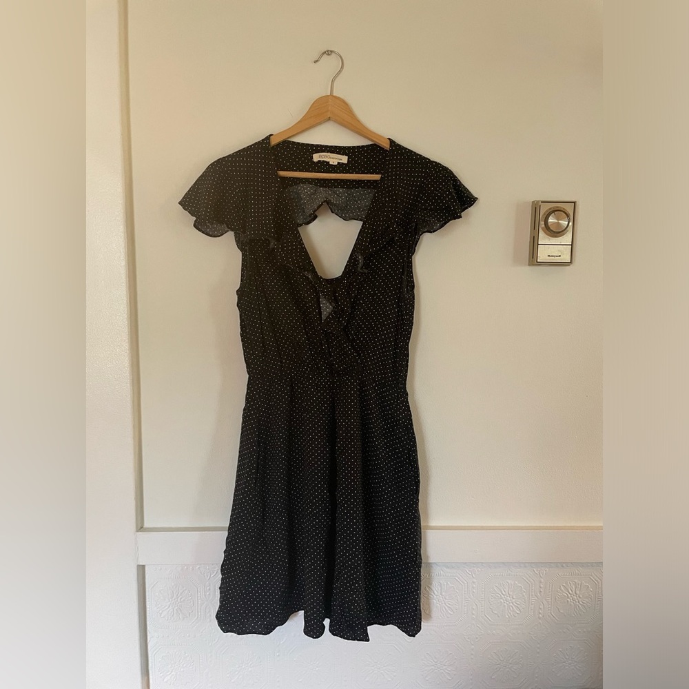 BCBG polka dot dress